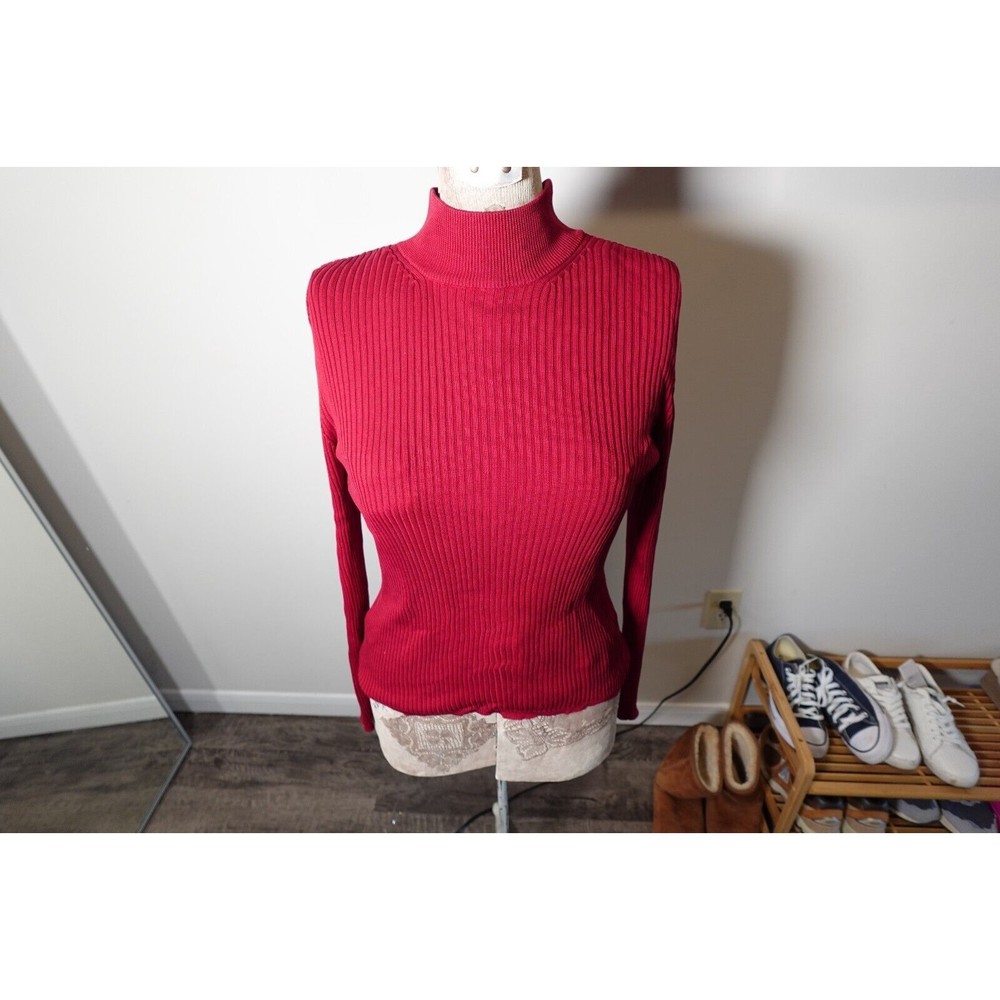 Vintage Liz Claiborne 100% Silk Long Sleeve Blouse Shirt Womens Sz Medium